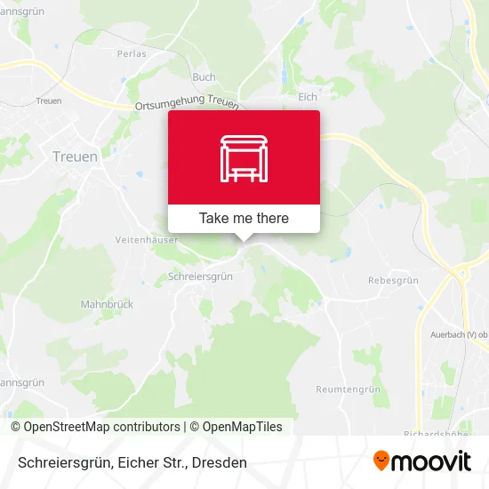 Карта Schreiersgrün, Eicher Str.