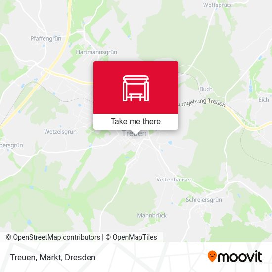 Карта Treuen, Markt