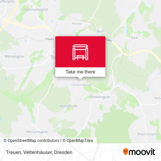 Карта Treuen, Veitenhäuser