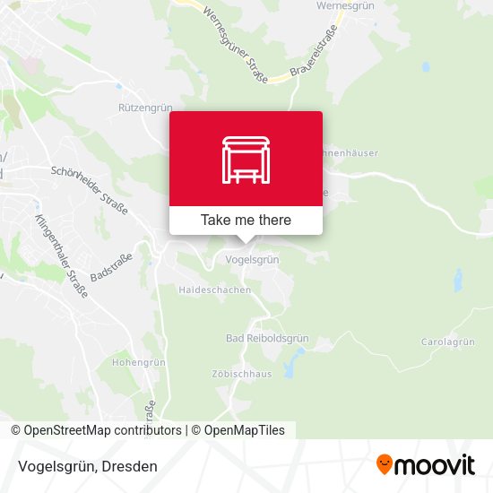 Карта Vogelsgrün