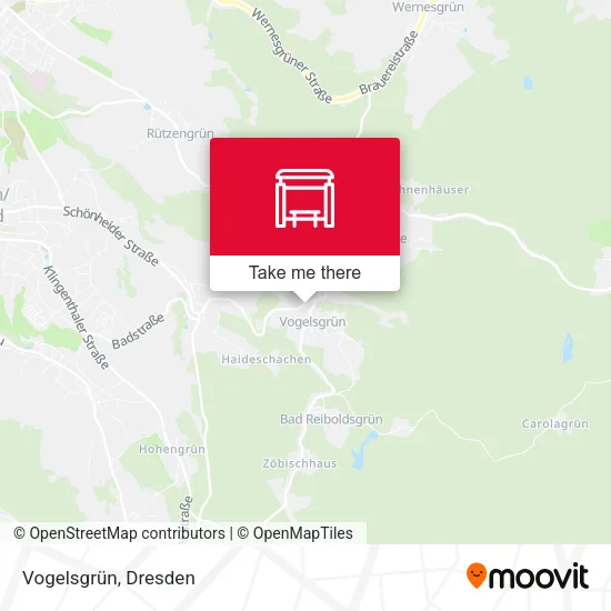 Карта Vogelsgrün