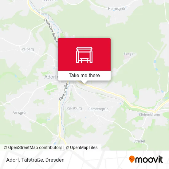 Adorf, Talstraße map
