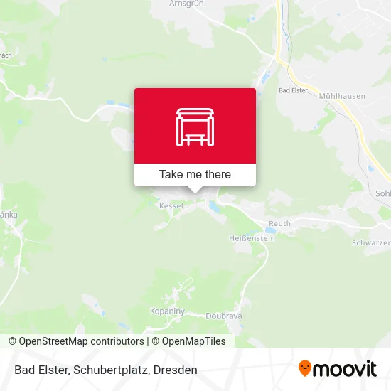Карта Bad Elster, Schubertplatz