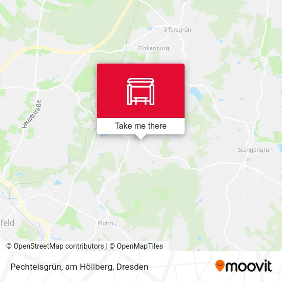 Карта Pechtelsgrün, am Höllberg