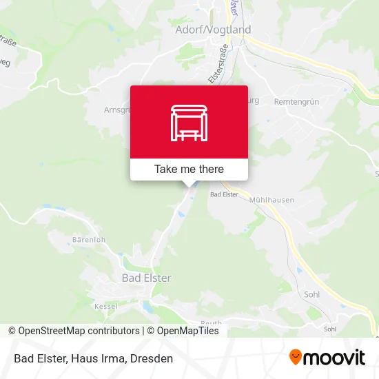 Карта Bad Elster, Haus Irma