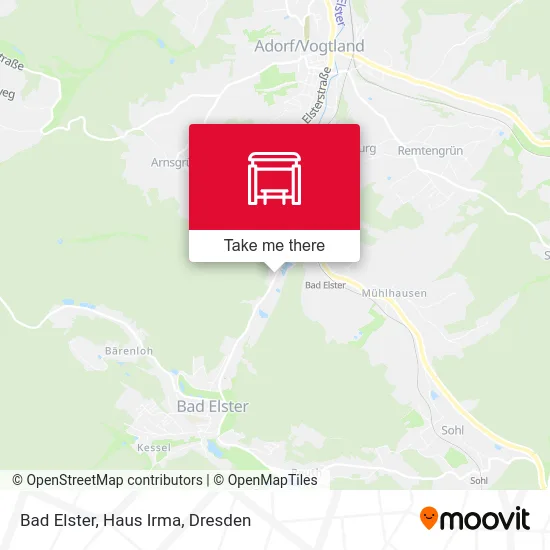 Карта Bad Elster, Haus Irma