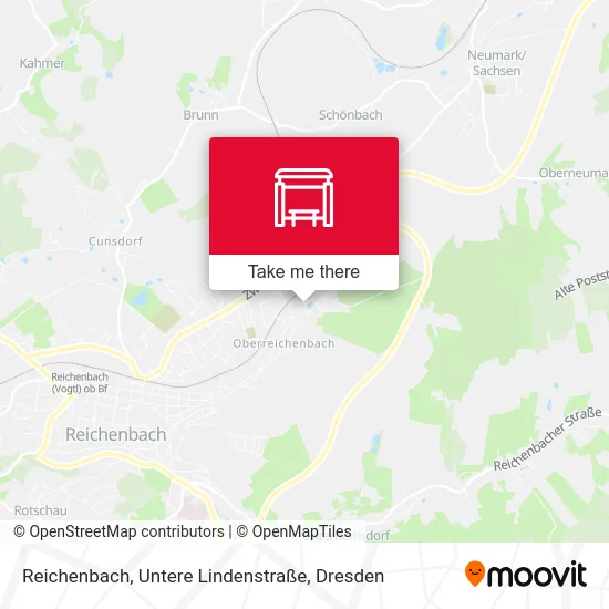 Карта Reichenbach, Untere Lindenstraße