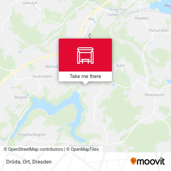 Карта Dröda, Ort