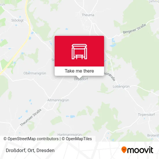 Карта Droßdorf, Ort