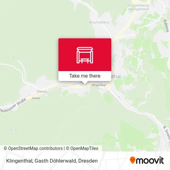 Карта Klingenthal, Gasth Döhlerwald