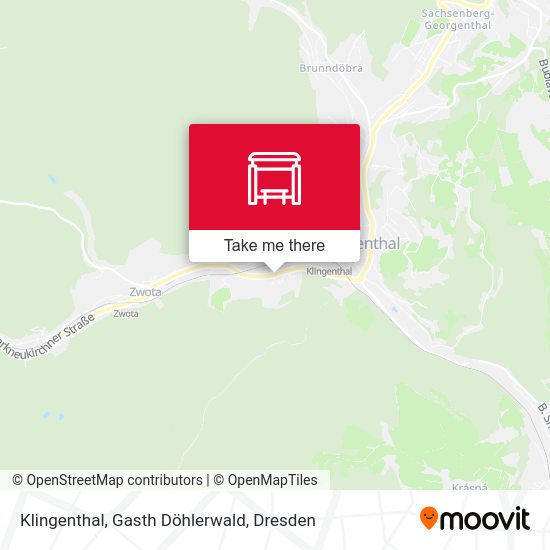 Карта Klingenthal, Gasth Döhlerwald