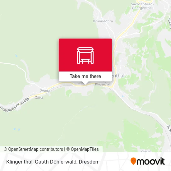Карта Klingenthal, Gasth Döhlerwald