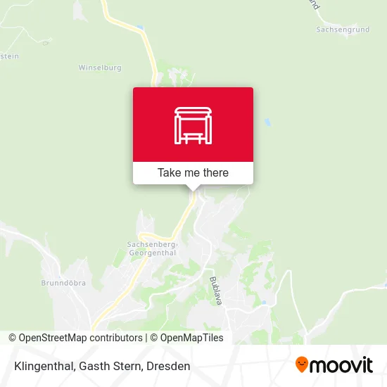 Карта Klingenthal, Gasth Stern