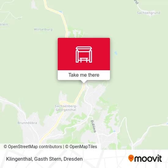 Карта Klingenthal, Gasth Stern