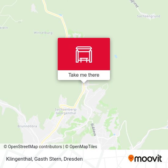 Карта Klingenthal, Gasth Stern