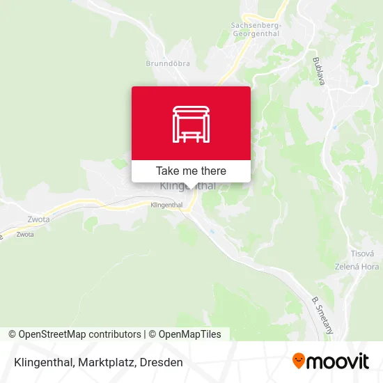 Карта Klingenthal, Marktplatz