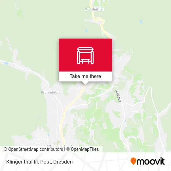 Карта Klingenthal Iii, Post