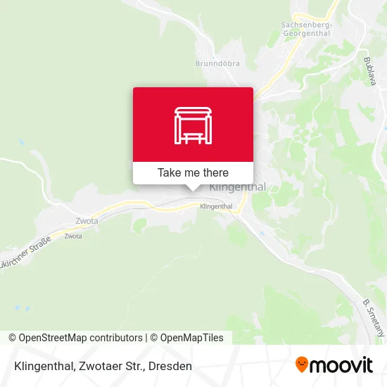 Карта Klingenthal, Zwotaer Str.