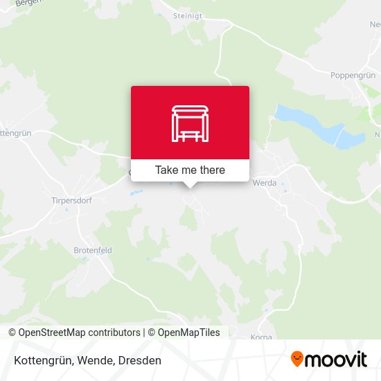 Карта Kottengrün, Wende