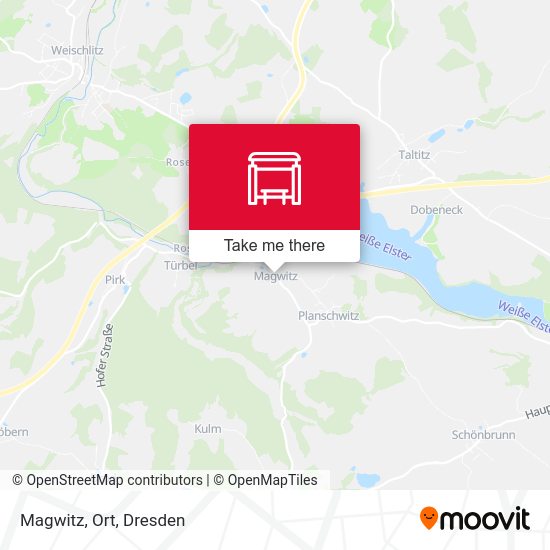Карта Magwitz, Ort