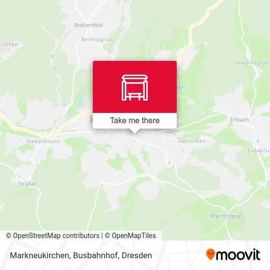 Карта Markneukirchen, Busbahnhof