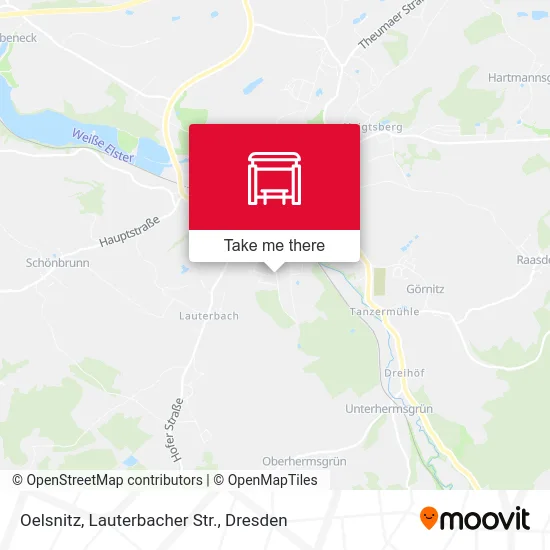 Карта Oelsnitz, Lauterbacher Str.