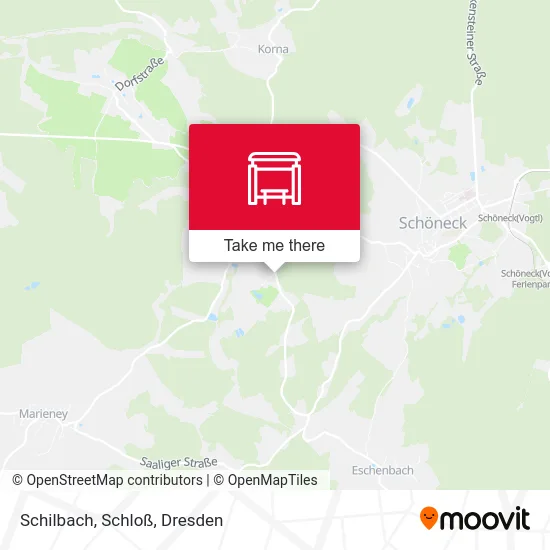 Карта Schilbach, Schloß
