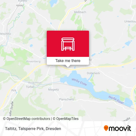 Карта Taltitz, Talsperre Pirk