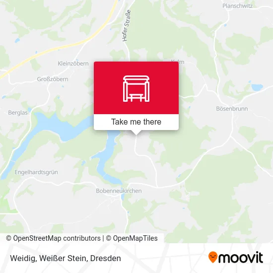 Карта Weidig, Weißer Stein