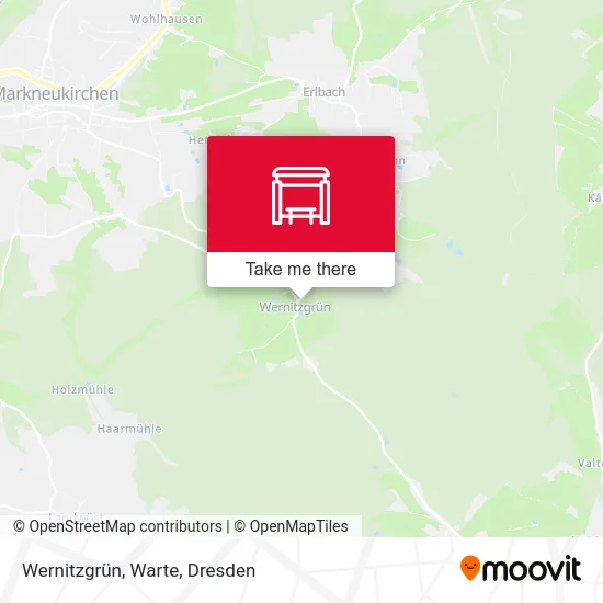 Карта Wernitzgrün, Warte