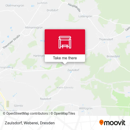 Карта Zaulsdorf, Weberei