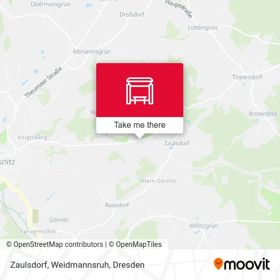 Карта Zaulsdorf, Weidmannsruh