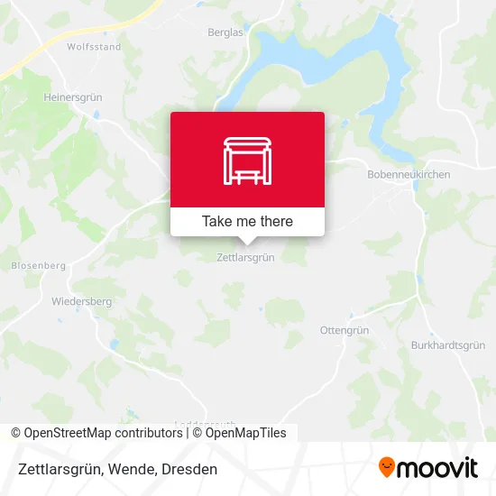 Карта Zettlarsgrün, Wende