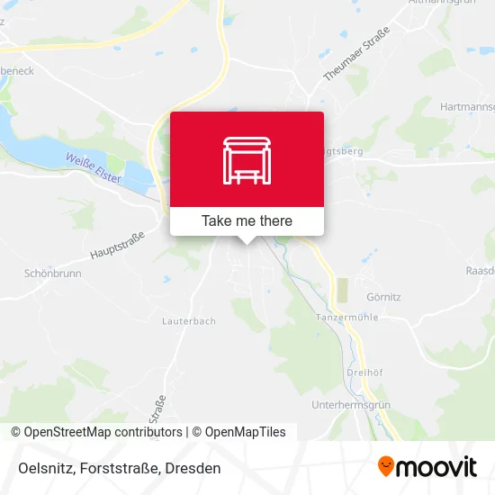 Карта Oelsnitz, Forststraße