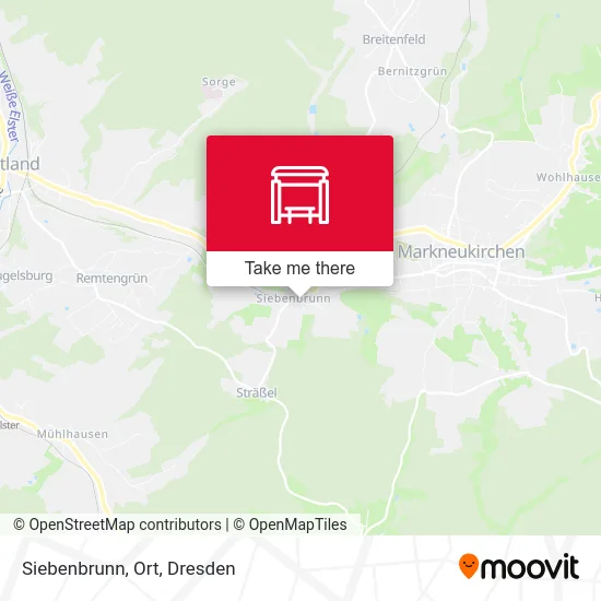 Карта Siebenbrunn, Ort