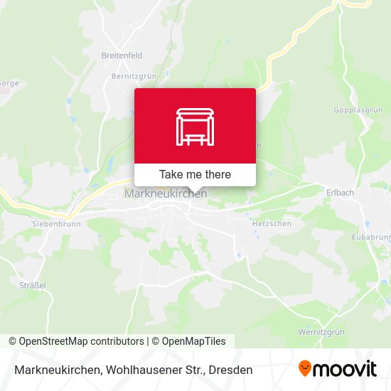 Карта Markneukirchen, Wohlhausener Str.