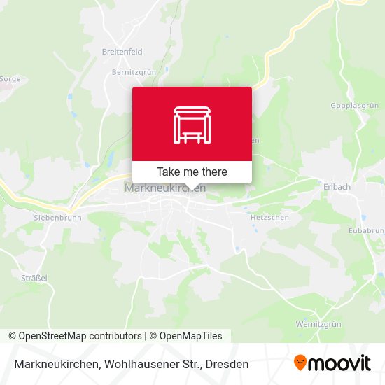 Карта Markneukirchen, Wohlhausener Str.