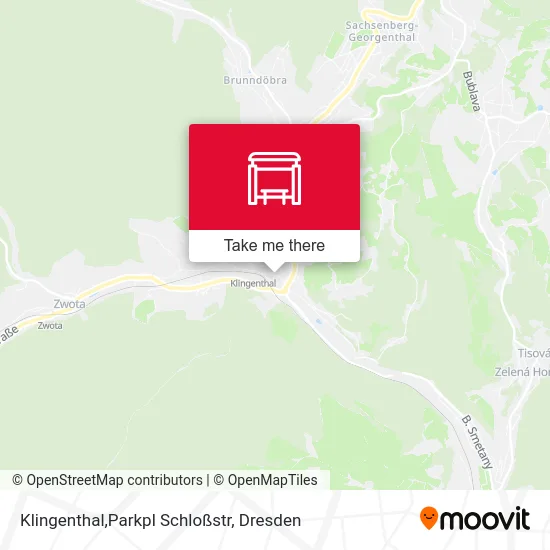 Карта Klingenthal,Parkpl Schloßstr
