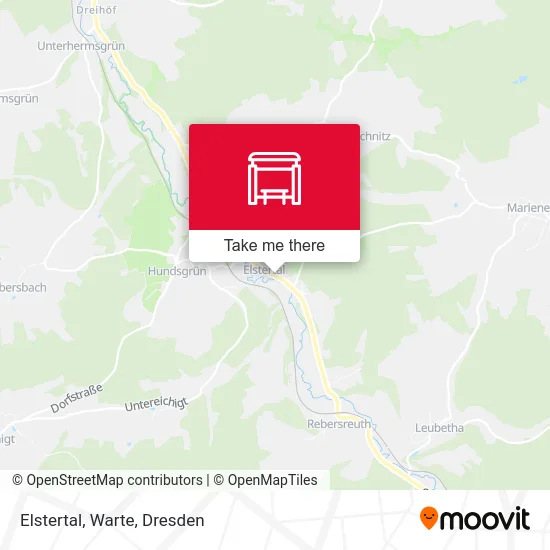 Карта Elstertal, Warte