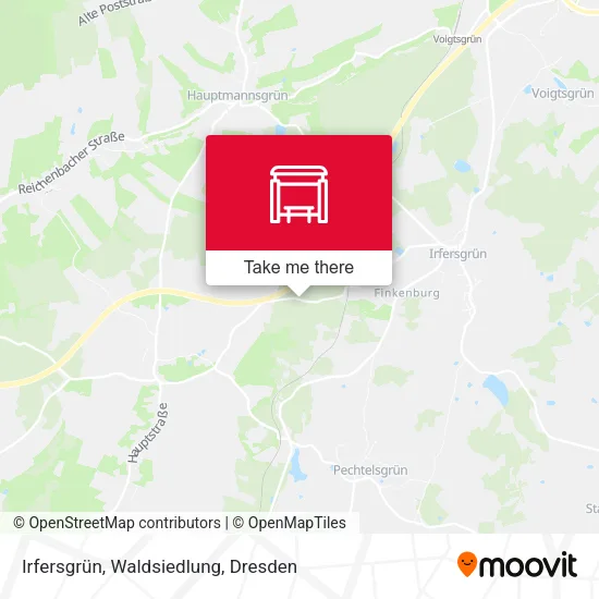 Карта Irfersgrün, Waldsiedlung