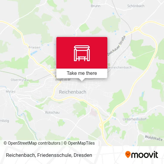 Reichenbach, Friedensschule map