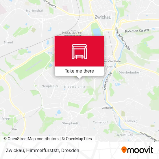 Карта Zwickau, Himmelfürststr