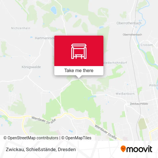 Карта Zwickau, Schießstände