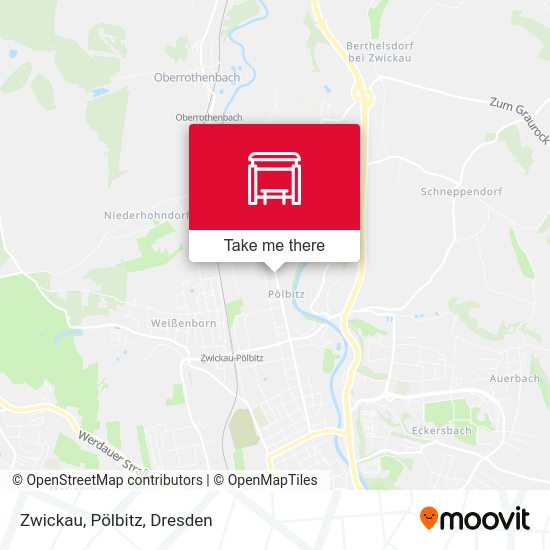 Карта Zwickau, Pölbitz