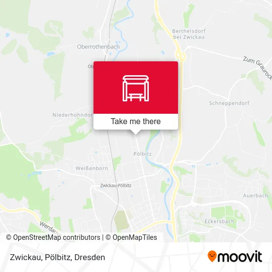 Карта Zwickau, Pölbitz