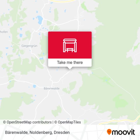 Карта Bärenwalde, Noldenberg