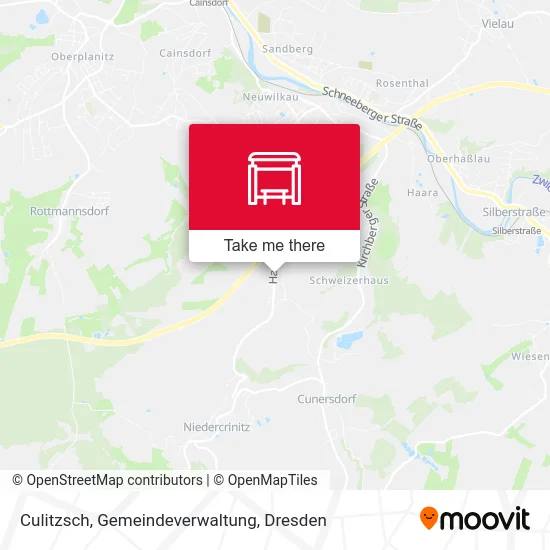 Карта Culitzsch, Gemeindeverwaltung