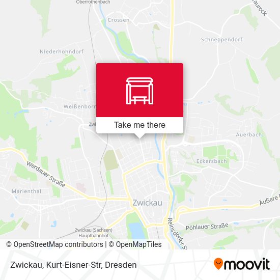 Карта Zwickau, Kurt-Eisner-Str