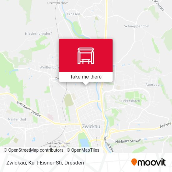 Карта Zwickau, Kurt-Eisner-Str