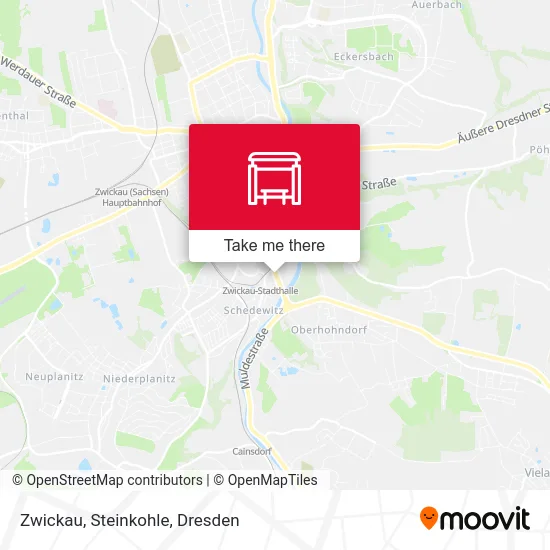 Карта Zwickau, Steinkohle